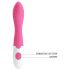 Pretty Love Bishop - Waterproof G-Spot Vibrator (Pink-White) 