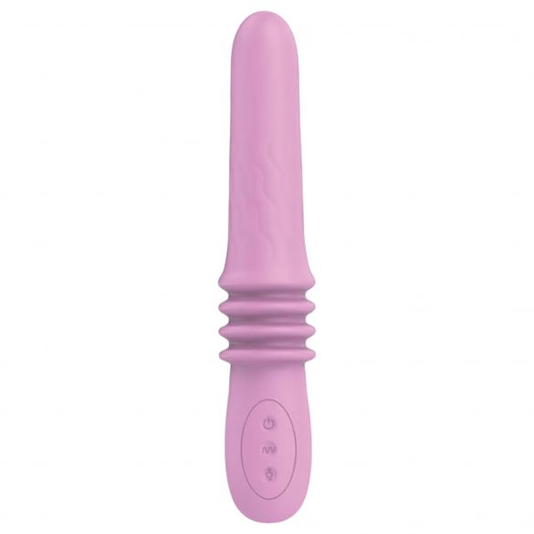 Pretty Love Susie - Rechargeable, Waterproof Thrusting Vibrator (Pink) 