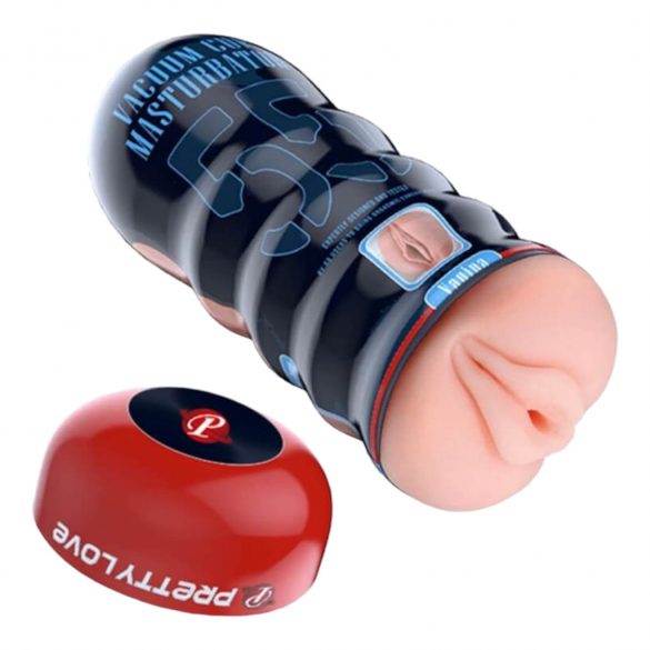 Pretty Love Vacuum Cup - Realistic Masturbator (Natural) 