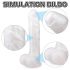 Sex HD Martin - Suction Cup, Realistic Dildo with Balls (White)