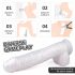 HD Martin - Suction Cup Realistic Dildo (White) 