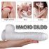 Sex HD Martin - Suction Cup, Realistic Dildo with Balls (White)