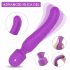 HD Iris - Rechargeable Dual Motor Warming Massage Vibrator (Purple) 