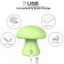 Sex HD Mushroom - Rechargeable Face Massager (Green) 