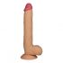 LoveToy King-Sized - Suction Cup Realistic Dildo with Balls - 25cm (Natural) 