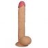 LoveToy King-Sized - Suction Cup Realistic Dildo with Balls - 25cm (Natural) 