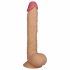 LoveToy King-Sized - Suction Cup Realistic Dildo with Balls - 25cm (Natural) 