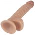 Lovetoy Real Extreme - Suction Cup Dildo with Balls - 21cm (Natural) 