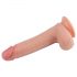 Lovetoy Nature Cock - dual-layer realistic dildo - 20cm (natural)