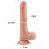 Lovetoy Nature Cock - Dual-Layer Realistic Dildo - 20cm (Natural)