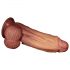 LoveToy - Dual-Layer Realistic Dildo - 26cm (Natural) 