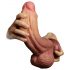 LoveToy - Dual-Layer Realistic Dildo - 26cm (Natural) 