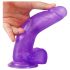 Lovetoy Jelly Studs - realistic dildo with suction cup - 20cm (purple)