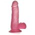 Lovetoy Jelly Studs - realistic dildo with suction base - 15cm (pink)