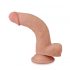 Lovetoy Sliding-Skin - Double Layered Suction Cup Dildo - 21cm (Natural) 