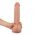 Lovetoy Sliding-Skin Dual-Layer Suction Cup Dildo - 23cm (Natural) 