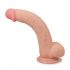 Lovetoy Sliding-Skin Dual-Layer Suction Cup Dildo - 23cm (Natural) 