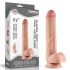 Lovetoy Sliding-Skin - Dual-layer Suction Cup Dildo - 23cm (Natural)