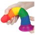 Lovetoy Prider - Lifelike Dildo - 19cm (Rainbow) 