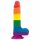 Lovetoy Prider - Realistic Dildo with Balls - 20cm (Rainbow) 