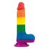 Lovetoy Prider - Realistic Dildo with Balls - 20cm (Rainbow) 