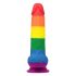 Lovetoy Prider - Realistic Dildo with Balls - 20cm (Rainbow) 