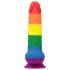 Lovetoy Prider - Realistic Dildo with Balls - 20cm (Rainbow) 