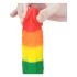 Lovetoy Prider - Realistic Liquid Silicone Dildo - 19cm (Rainbow) 