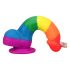 Lovetoy Prider - Realistic Liquid Silicone Dildo - 19cm (Rainbow) 