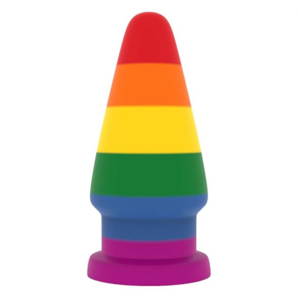 Lovetoy Prider - Rainbow Anal Expander Dildo - 15cm 