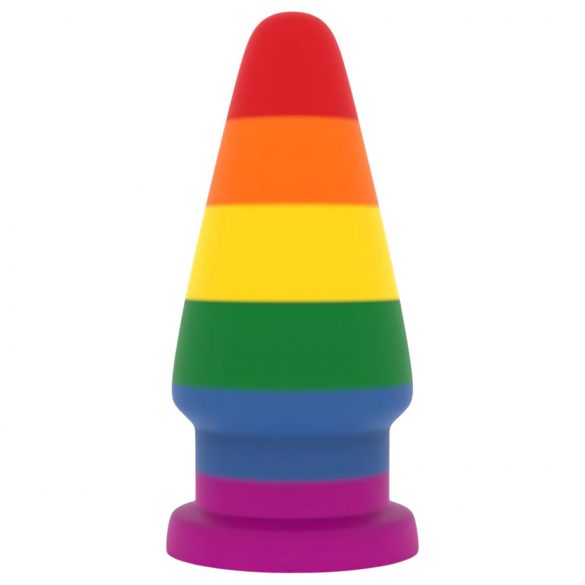 Lovetoy Prider - anal expander plug - 15 cm (rainbow)