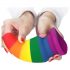 Lovetoy Prider - anal expander plug - 15 cm (rainbow)