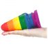 Lovetoy Prider - anal expander plug - 15 cm (rainbow)