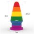 Lovetoy Prider - Rainbow Anal Expander Dildo - 15cm 