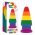 Lovetoy Prider - Rainbow Anal Expander Dildo - 15cm 