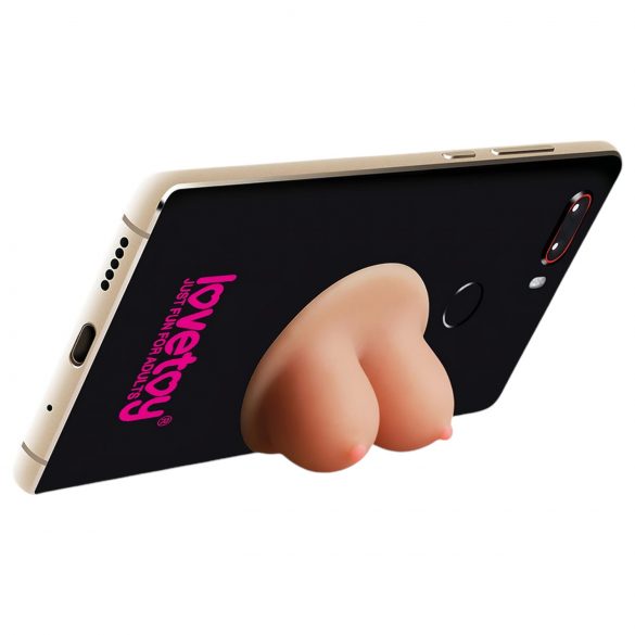 Lovetoy - Suction Cup Phone Holder - Boobs (Natural)