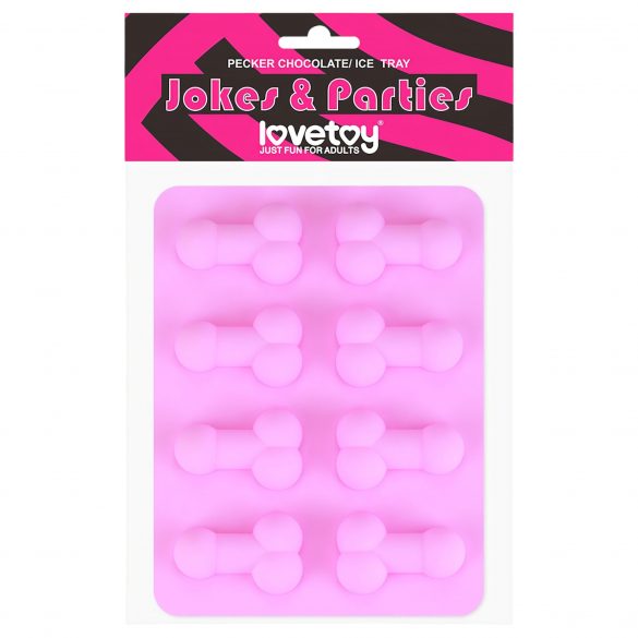 Penis-shaped Ice Cube Tray (Pink) 