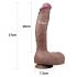 Lovetoy Nature Cock - dual-layer realistic dildo - 26cm (natural)