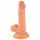 Mr. Rude - suction-cup, realistic dildo with testicles - 17cm (natural)