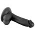 Mr. Rude - Suction Cup Realistic Dildo - 17cm (Black) 