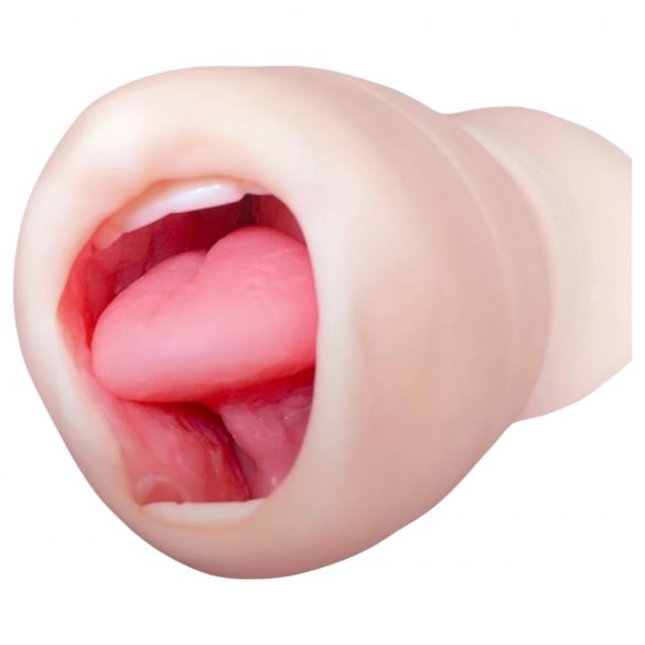 Tracy's Dog Cup - Realistic Mouth Masturbator with Teeth (Natural) 