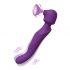 Tracy's Dog Wand - Waterproof, Rechargeable, Pulsating Massage Vibrator (Purple) 