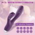 Tracy's Dog Rabbit - Waterproof, Rechargeable Clitoral Vibrator (Purple) 