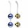 Nalone Yany Love - Adjustable Geisha Ball Set (Blue-Gold) 