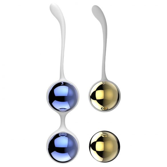 Nalone Yany Love - Adjustable Geisha Ball Set (Blue-Gold) 