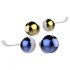 Nalone Yany Love - Adjustable Geisha Ball Set (Blue-Gold) 