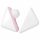 Vibeconnect - Rechargeable Air Pulse Clitoral Stimulator (White-Peach) 