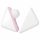 Vibeconnect - Rechargeable Airwave Clitoral Stimulator (White-Peach)