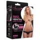 Lacy Secrets - Radio-Controlled Clitoral Vibrator with Thong - Black (S-L) 