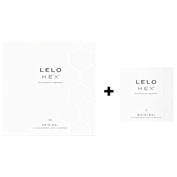 LELO Hex Original - Luxury Condom Pack (36+3 Pack) 